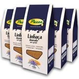 Kit 5 Grão De Linhaça Dourada Pazze 150 Gramas