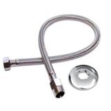 Engate Mangueira Flexível Trançado Aço Inox 30 Cm