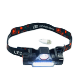 Lanterna Cabeça Ciclismo Pesca 1 Led Sinalizador Power Top