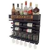 Adega de Vinho de Parede com Barzinho Sala - Bar Doce Bar PR