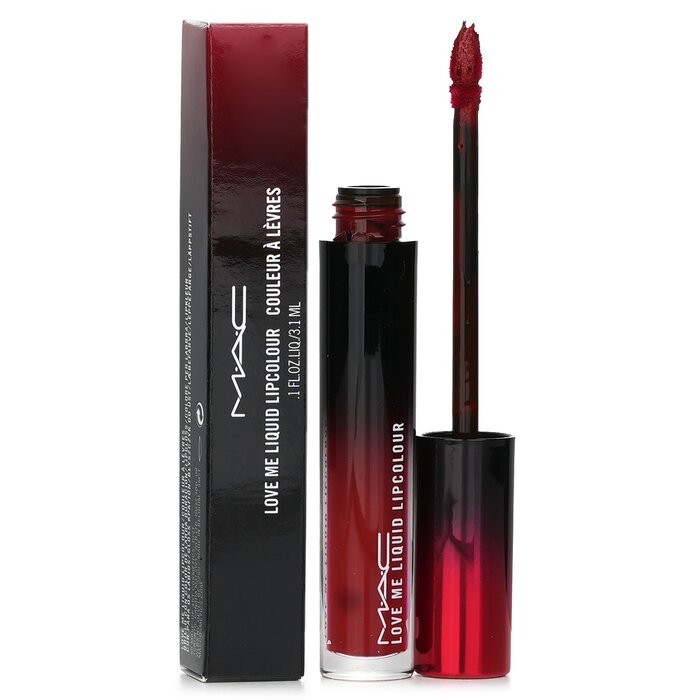 Lipcolor Mac Love Me #493 E For Effortless Burgundy Red