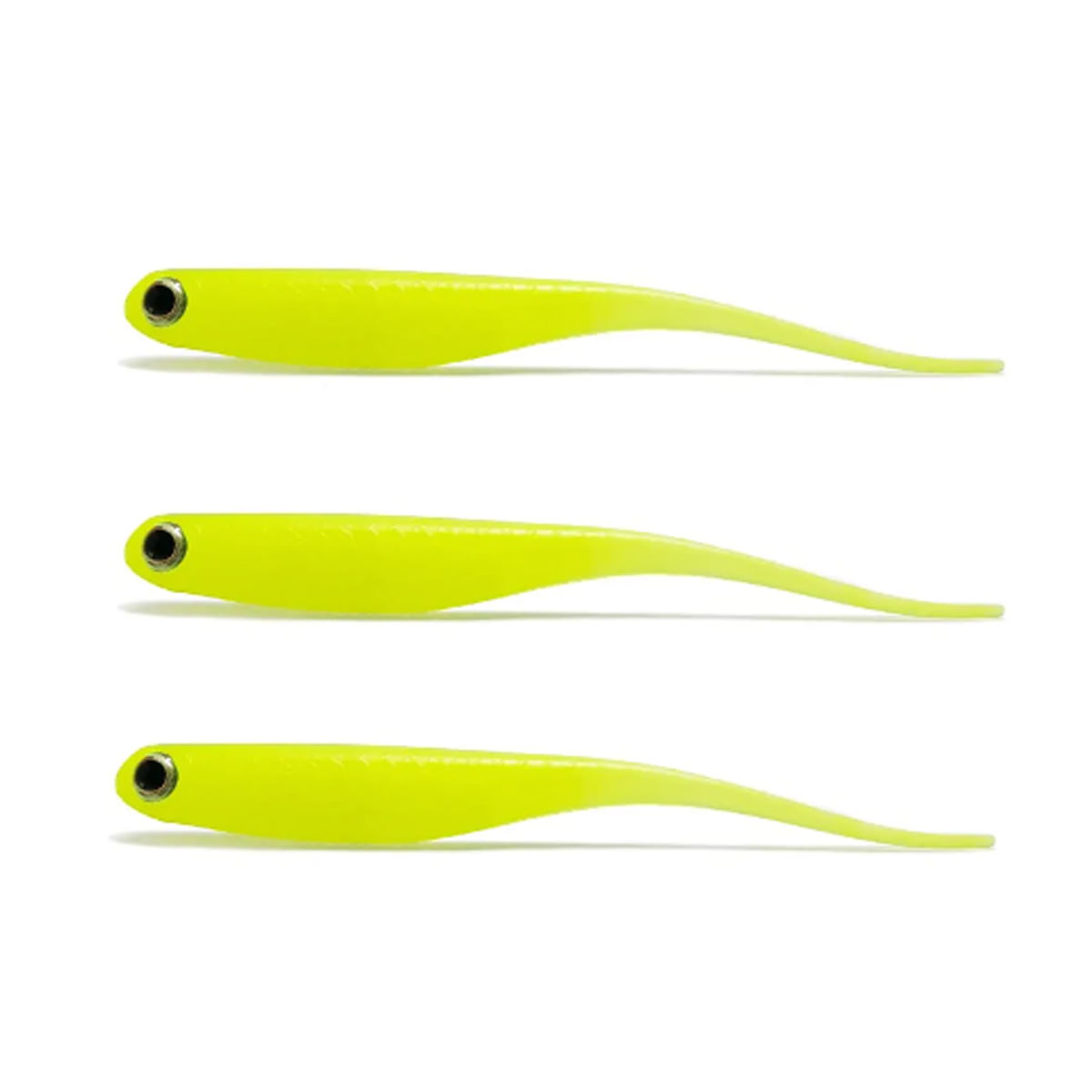 Kit 3 Iscas Artificiais Para Pesca Monster 3x Shad Minnow 14cm