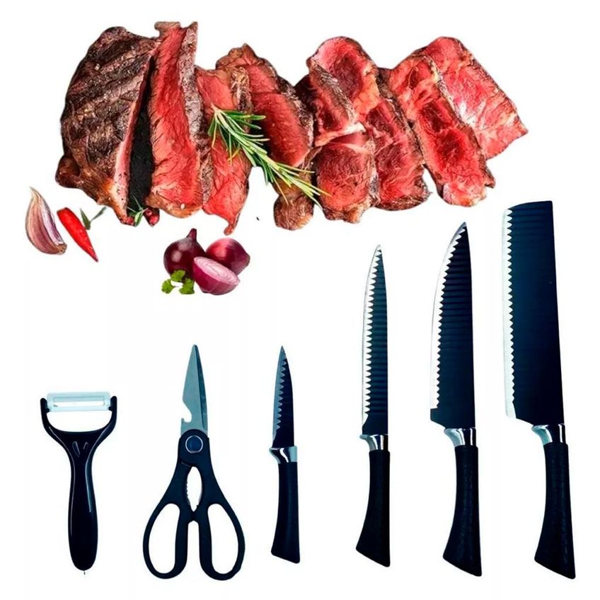 Conjunto De Facas Profissional High Quality - imagem 3