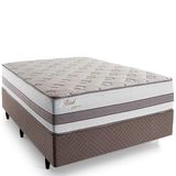 Cama Box Casal Herval Basel, 73x138x188 cm, Molas Ensacadas