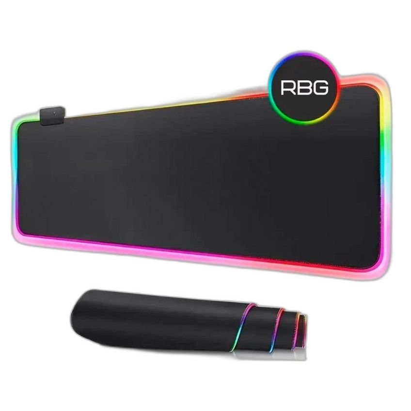 Mouse Pad Gamer Rgb Iluminado 80x30cm Vários Efeitos Usb - imagem 5