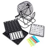 Jogo de Bingo com Fichas Tabuleiro Medida 9 Polegadas