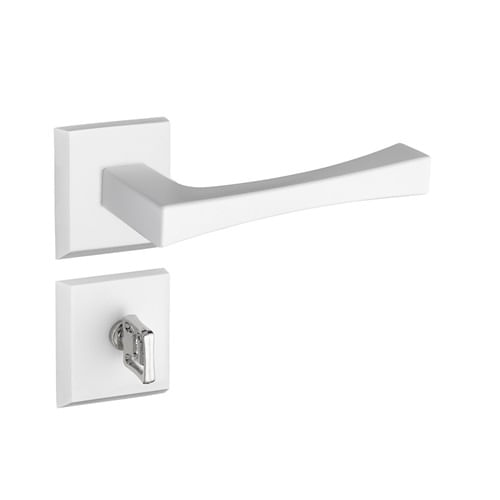 Fechadura Banheiro Pado Vivaldi 55 Branca Texturizado885-55b