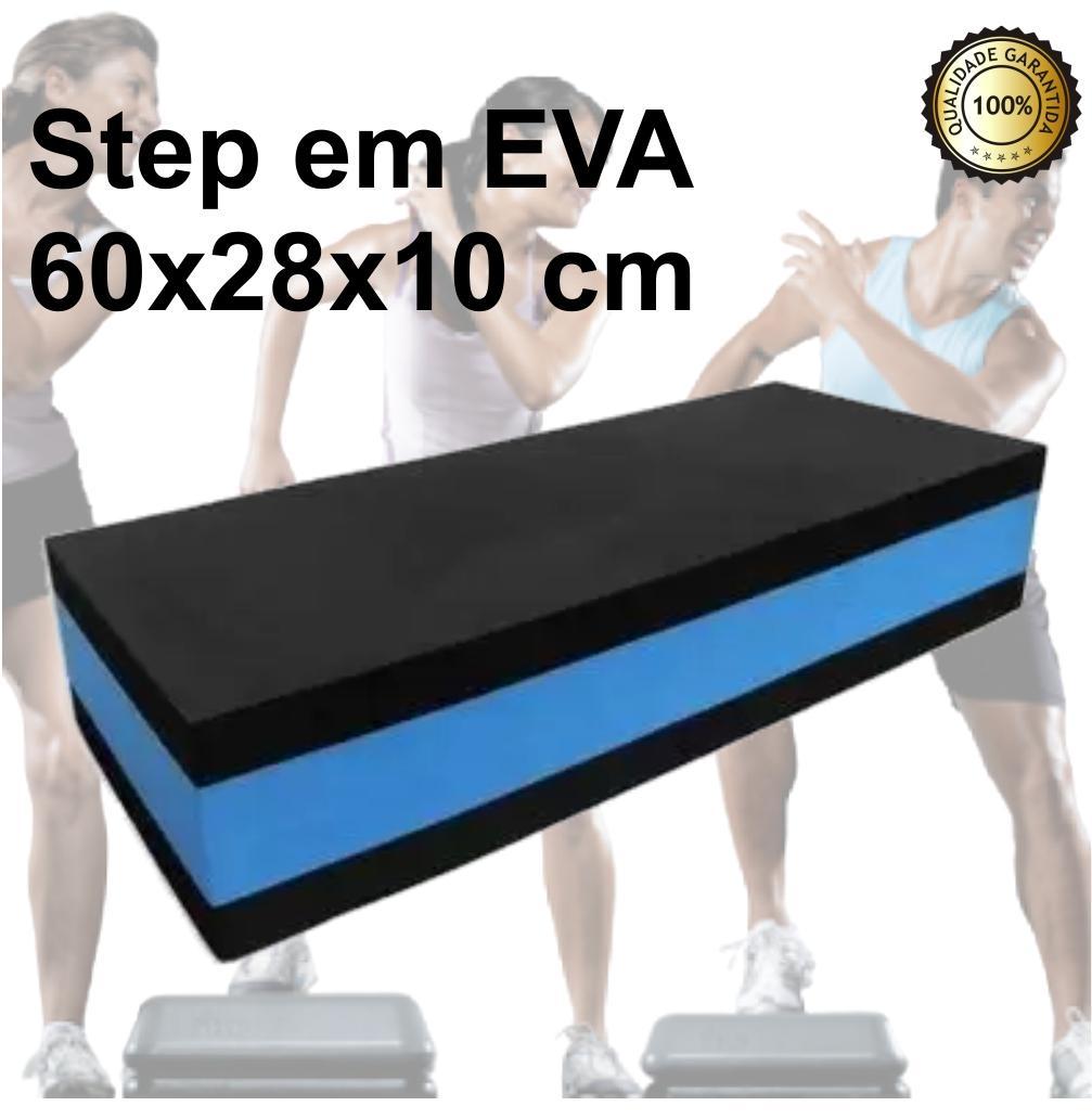 Encontraproduto.com.br - Kit Aeróbico Mini Jump + Colchonete + Roda + Step Em Eva