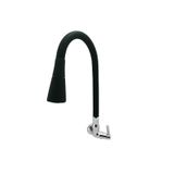 Torneira Cozinha Conic Preta 2 Jatos C29 Parede 1/4 De Volta