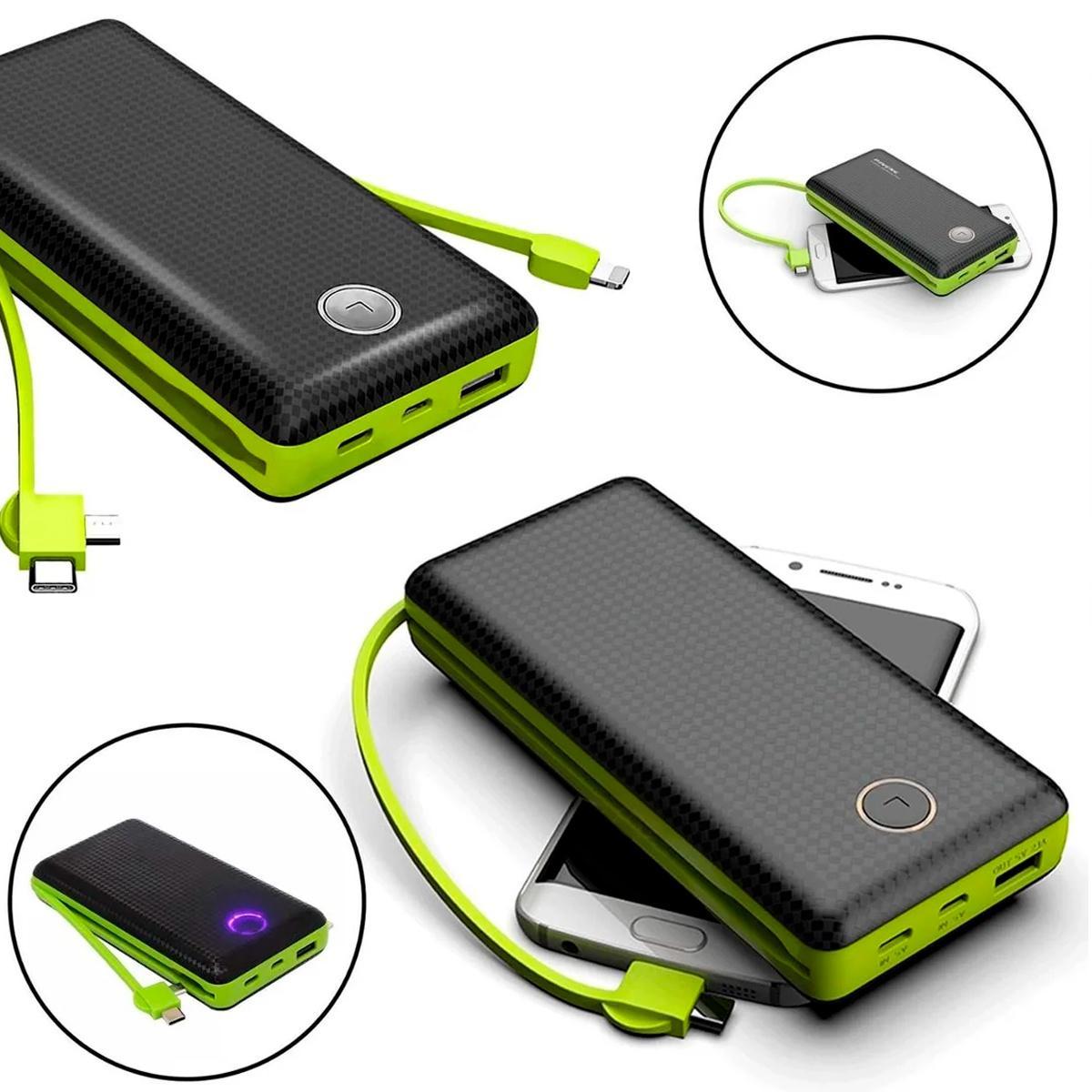 Power Bank 20000mah Celular Diversas Saídas Duradouro - Carrefour