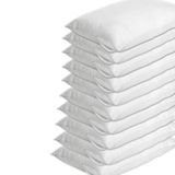 Capa Travesseiro Impermeável 10 Unidades Branco Vida Pratika