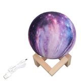 Luminária Lua Cheia 3d Usb Touch 15cm