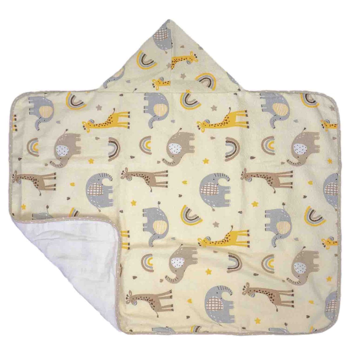 Toalha De Banho Bebe C/ Capuz Bublim C/forro Petit