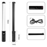 Bastão Led Recarregável Com Luz Para Lives E Vlogs