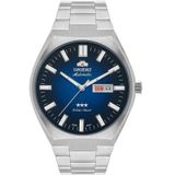 Relógio Orient Automatico 469Ss086 Masculino - Prata E Azul