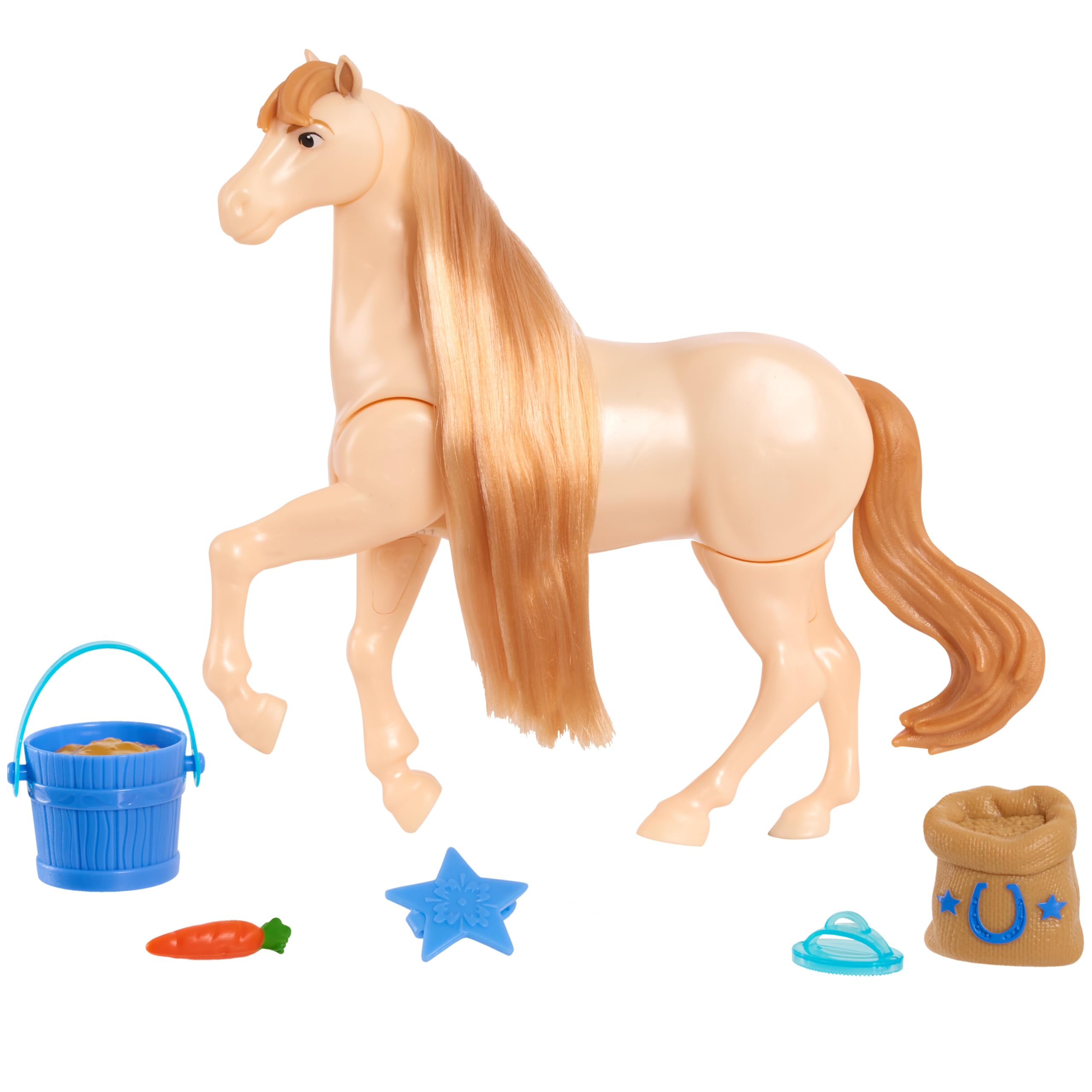 Spirit Riding Free Sounds And Action Horse Feed Set, Mystery, By Just Play