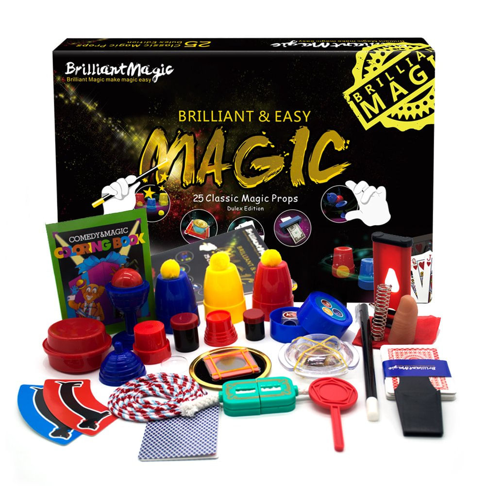 Magic Set Brilliantmagic Magic Kit Para Crianças Com 25 Truques