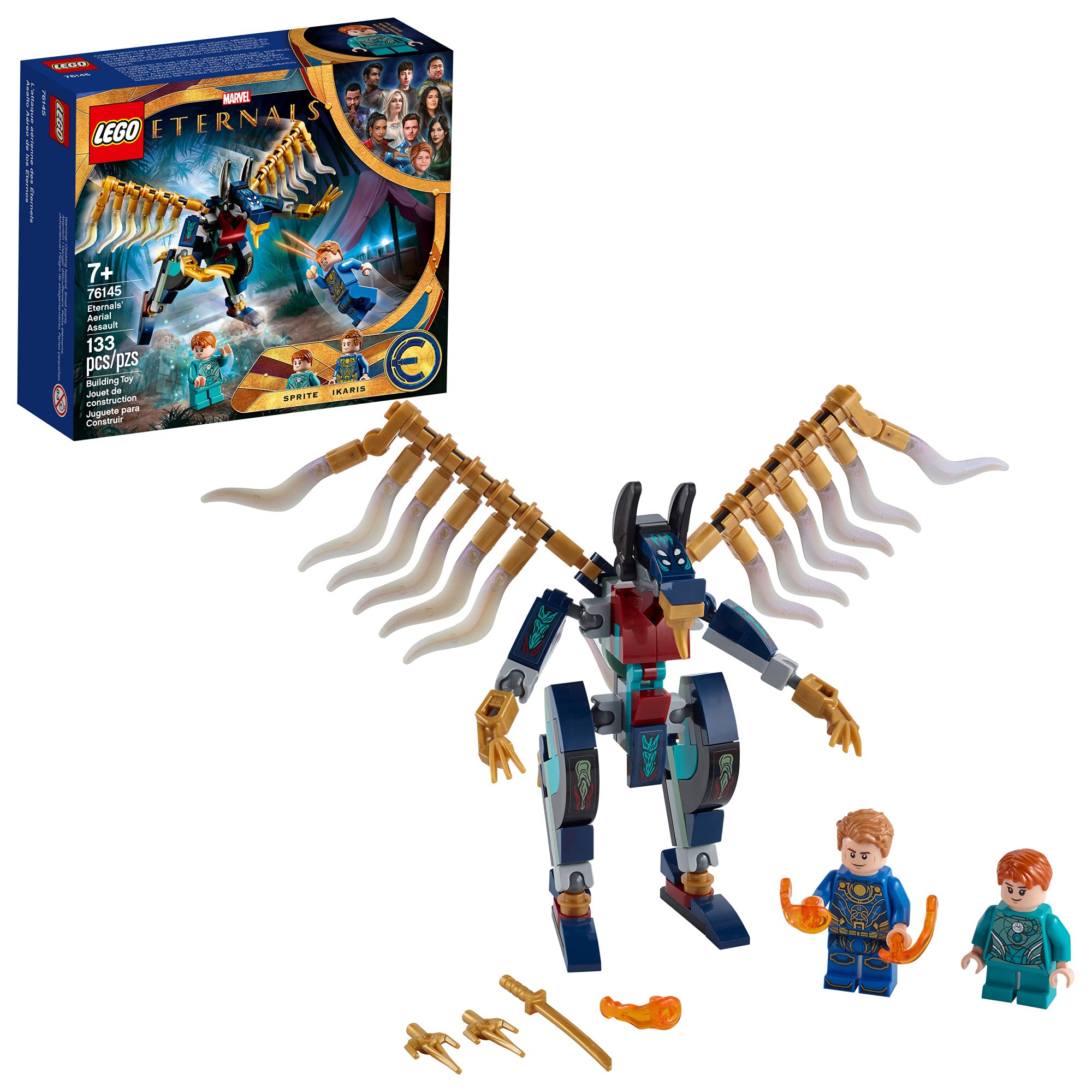 Kit De Construção Lego Marvel Eternals' Aerial Assault 76145