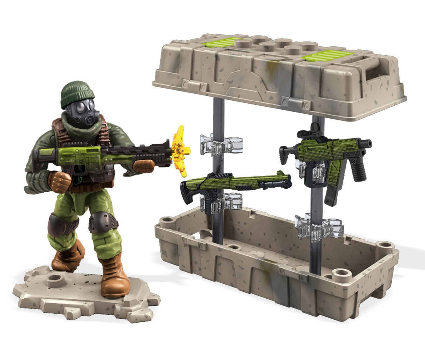 Conjunto De Construção Mega Construx Call Of Duty Care Package Green