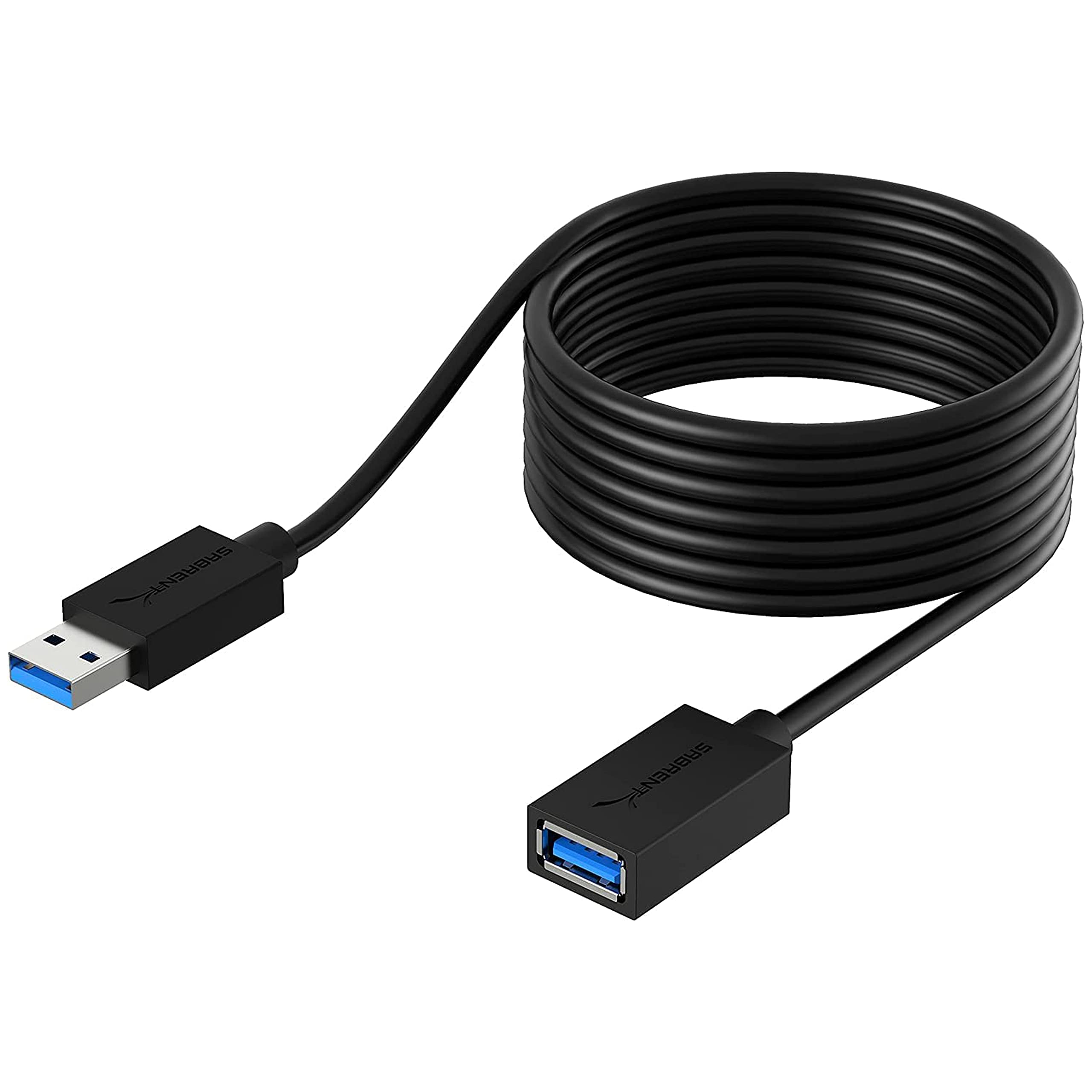 Cabo De Extensão Usb 3.0 Sabrent A-macho Para A-fêmea 3m