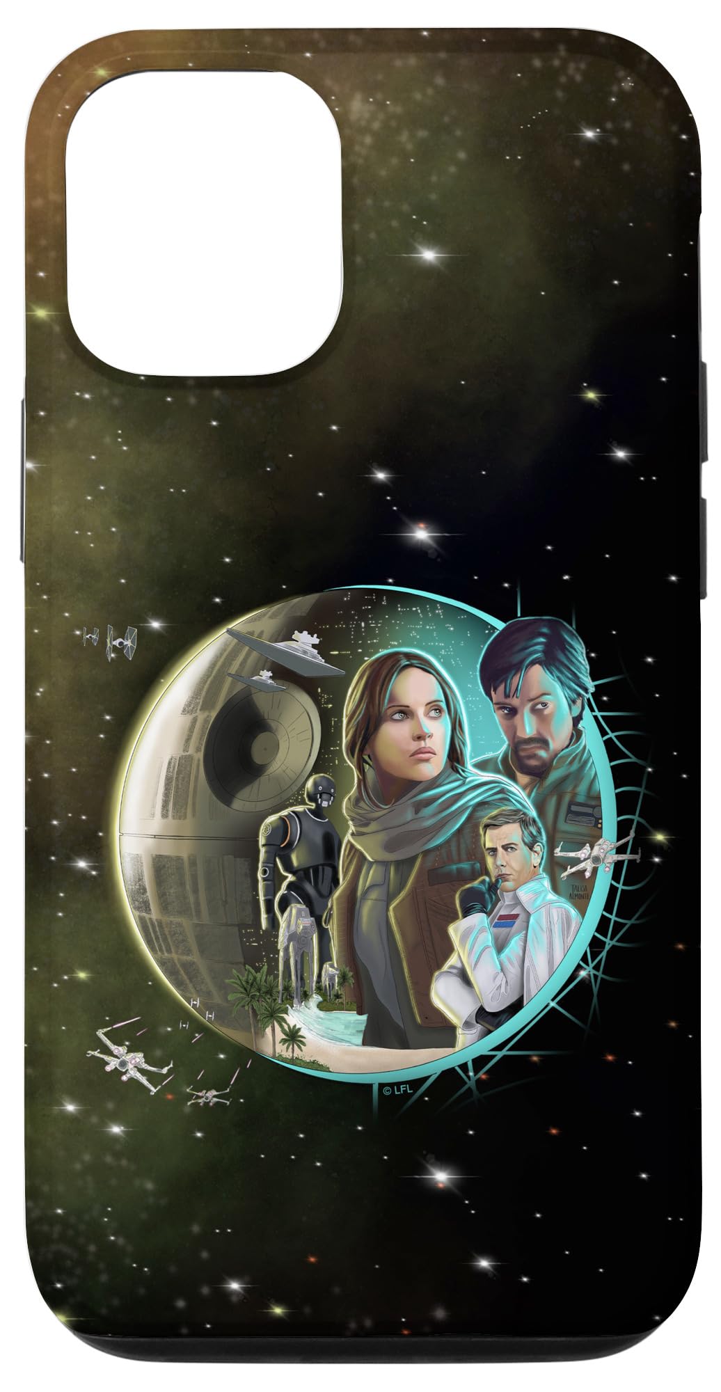 Capa Para Celular Star Wars Iphone 12/12 Pro Rogue One Poster