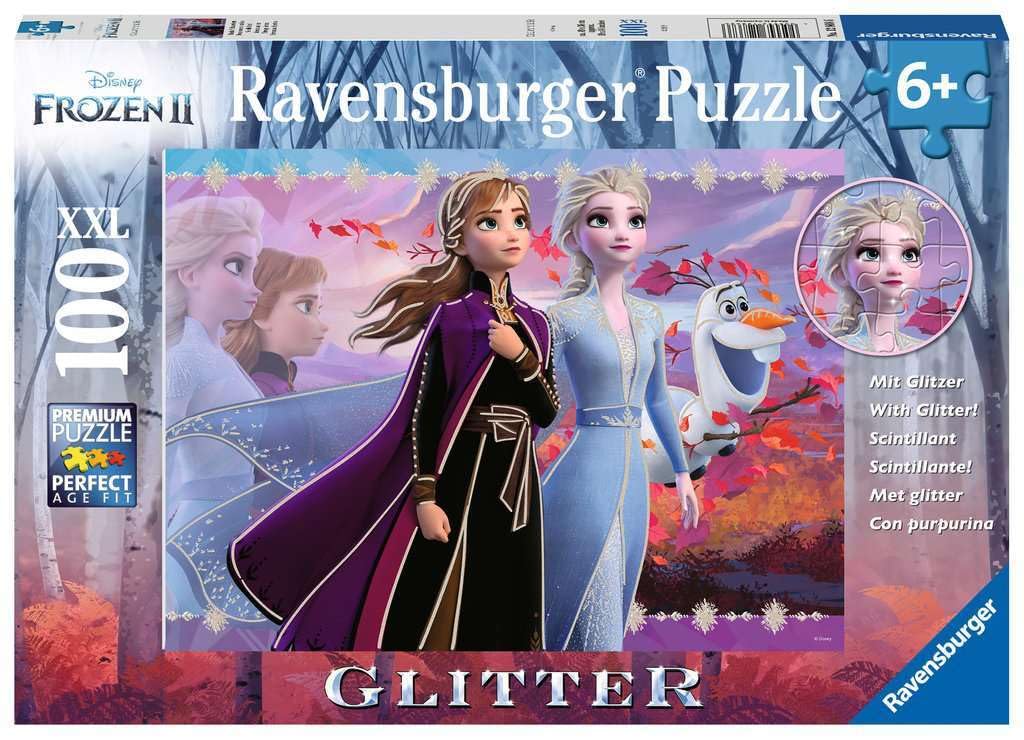 Quebra-cabeça Ravensburger Disney Frozen 2 Strong Sisters 100 Unidades
