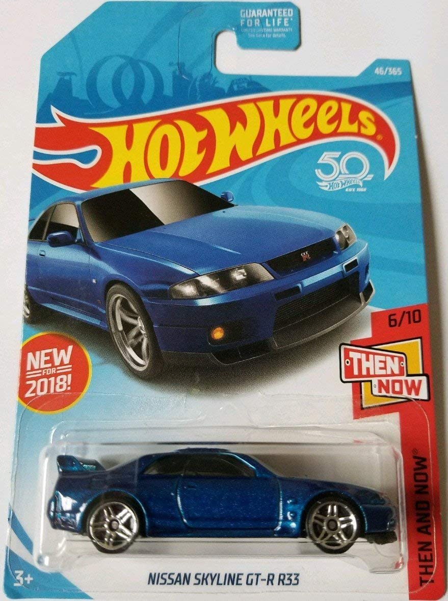 Carro Fundido Sob Pressão Hot Wheels 2018 50º Aniversário Nissan Skyline Gt-r R33