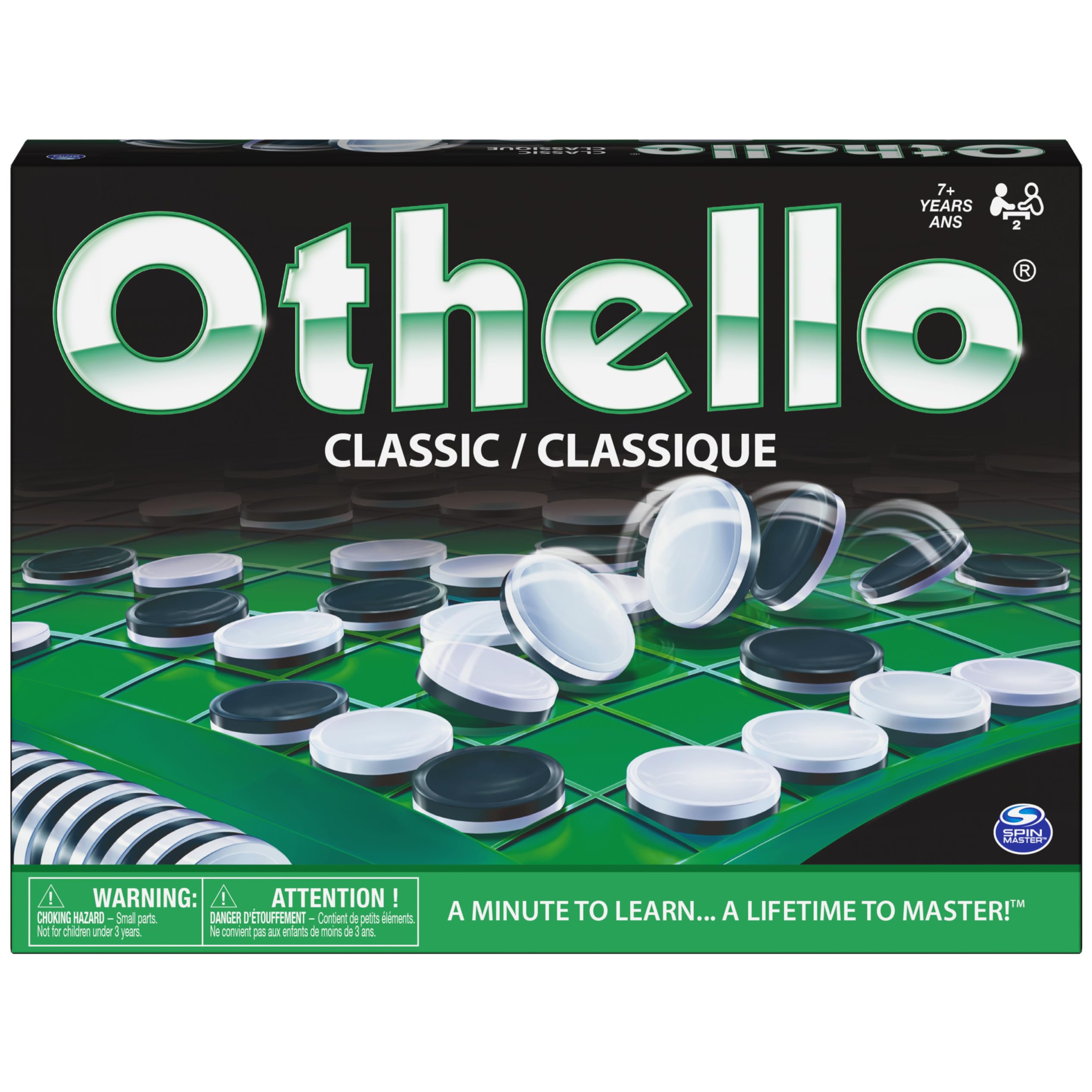 Jogo De Tabuleiro Spin Master Othello Strategy Classic 7+ Years