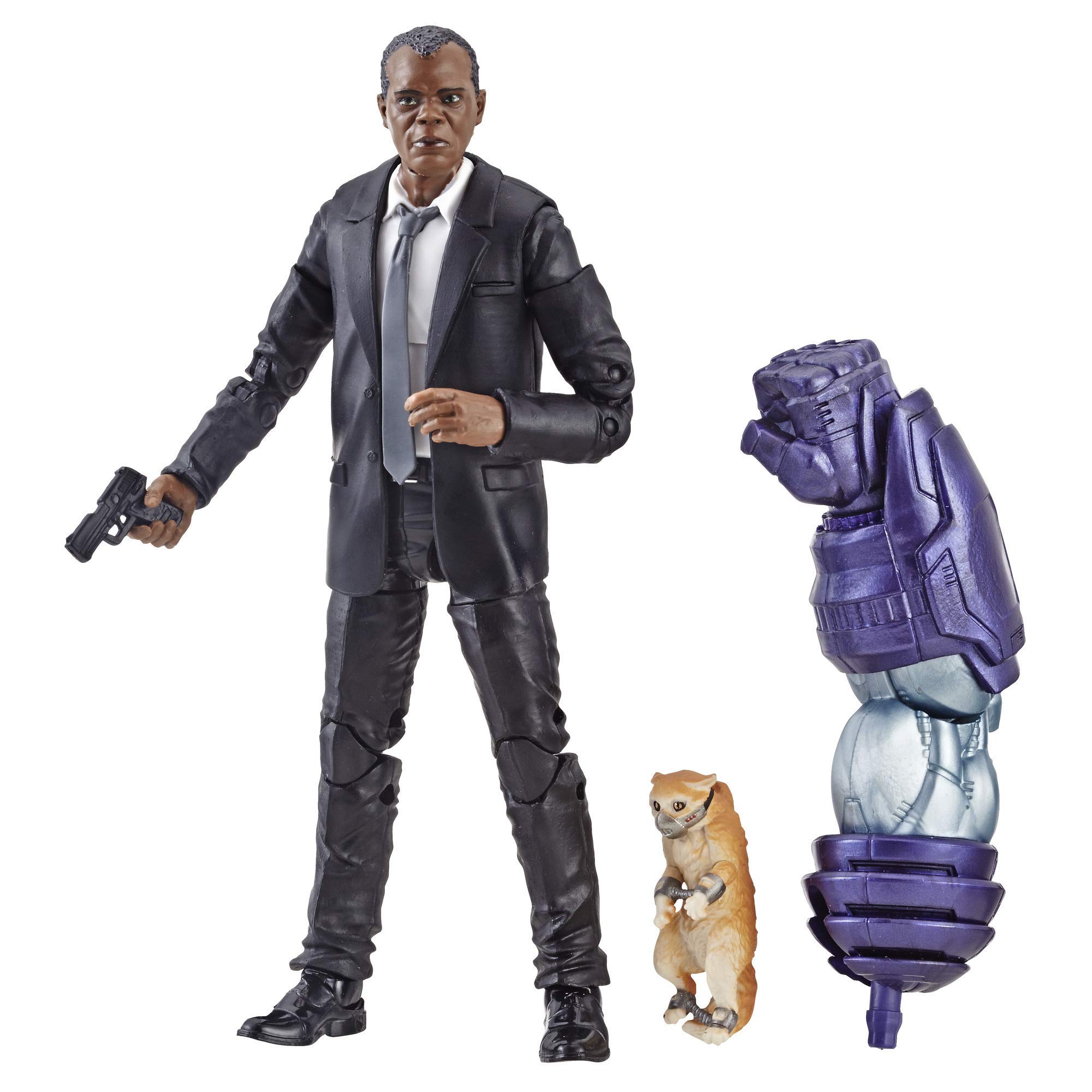 Boneco De Ação Marvel Captain Marvel Legends Nick Fury 15cm