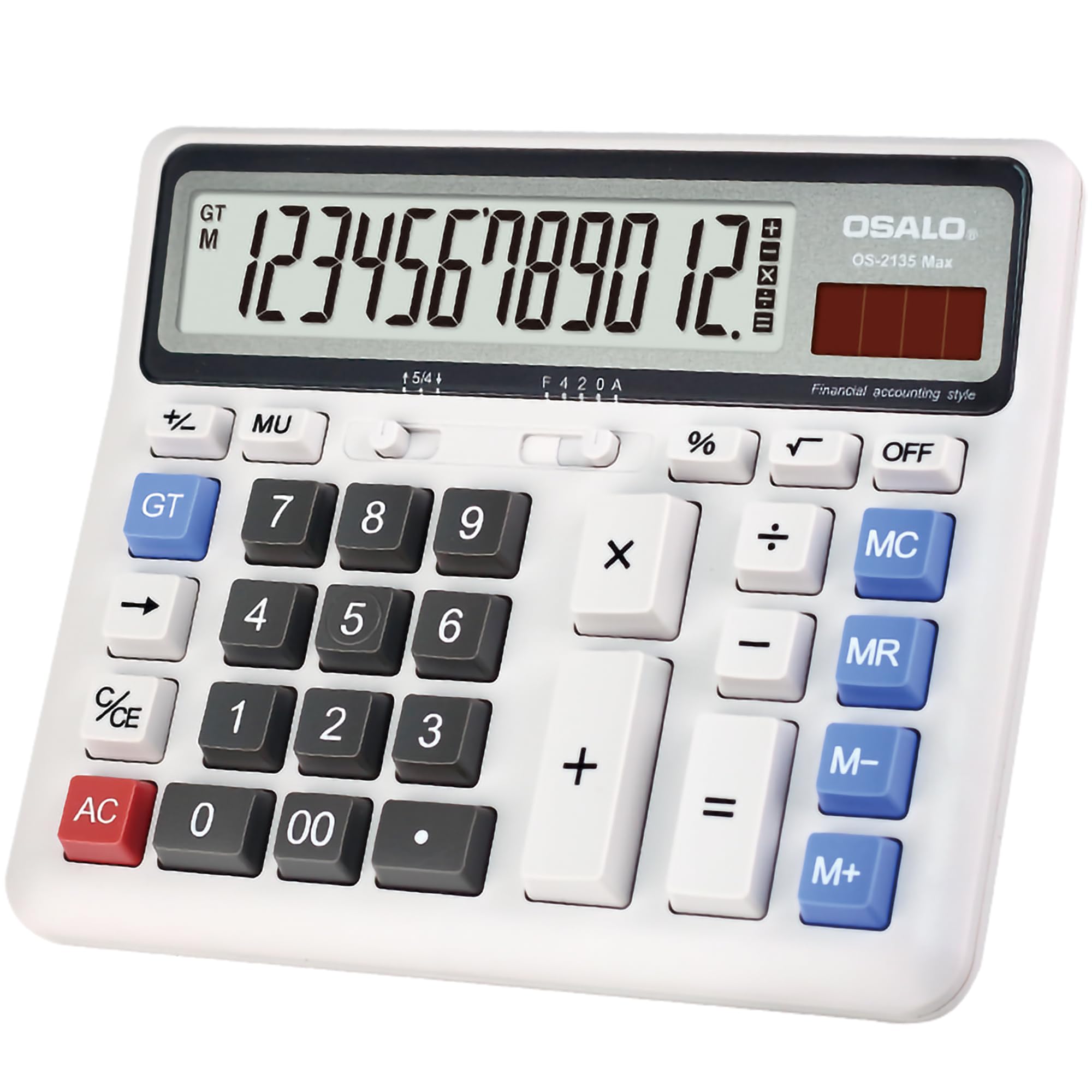 Calculadora De Mesa Pendente Os-2135 Com Lcd Extra Grande