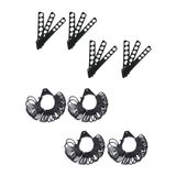 Kit 40 Aneleira Régua Plástico Medir Dedo Medidor Anel