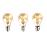 Kit 3 Lampada Led De Filamento 4W Retro Bulbo A60 E27 Alz72