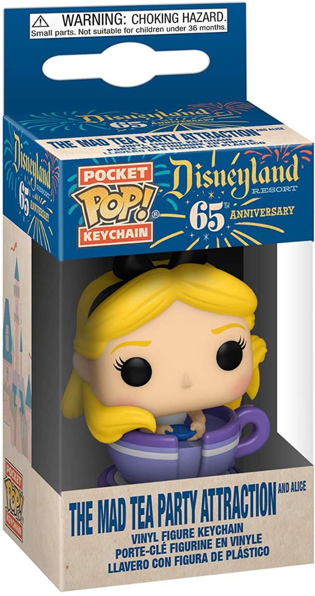 Funko Pop! Chaveiro: Disney 65th - Alice in Teacup, 3,75 polegadas