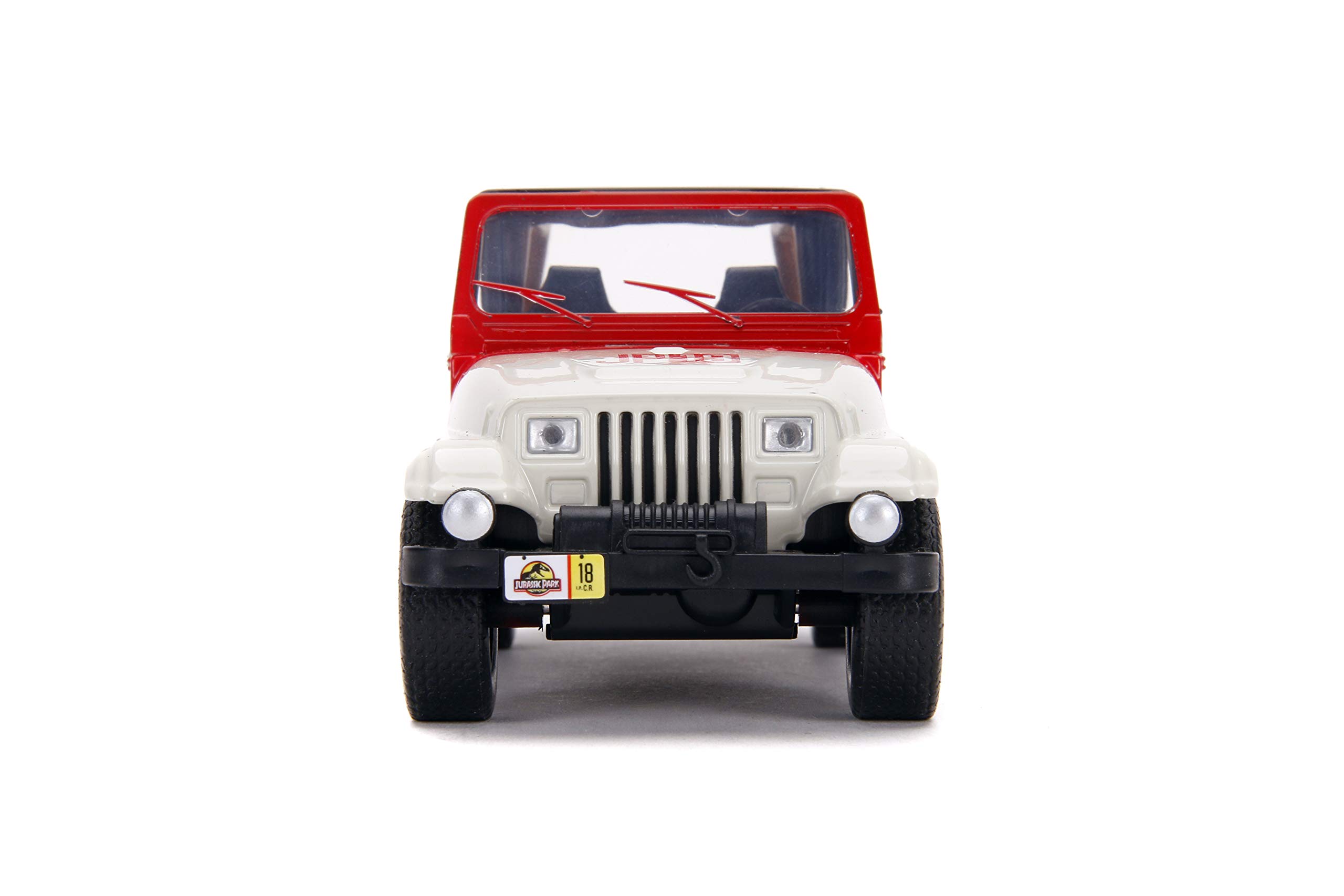 Carro Fundido Jada Toys Jurassic World 1:32 Jeep Wrangler Branco