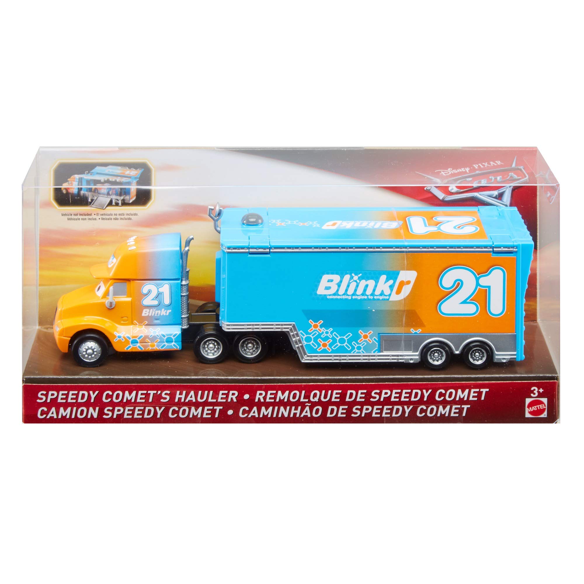 Carro De Brinquedo Disney Pixar Blinkr #21 Speedy Comet's