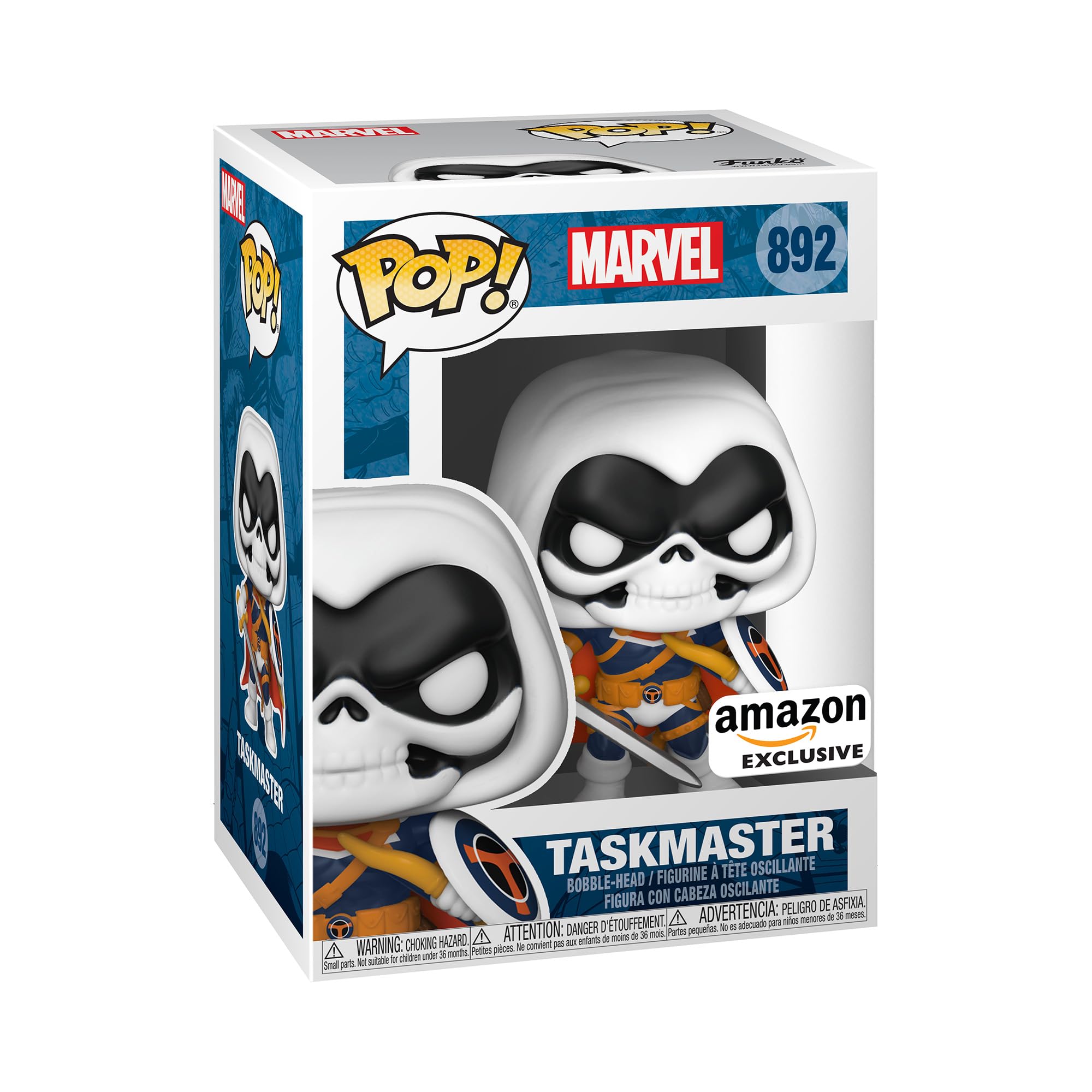 Vinil Bobblehead Funko Pop! Taskmaster Do Ano Do Escudo Da Marvel