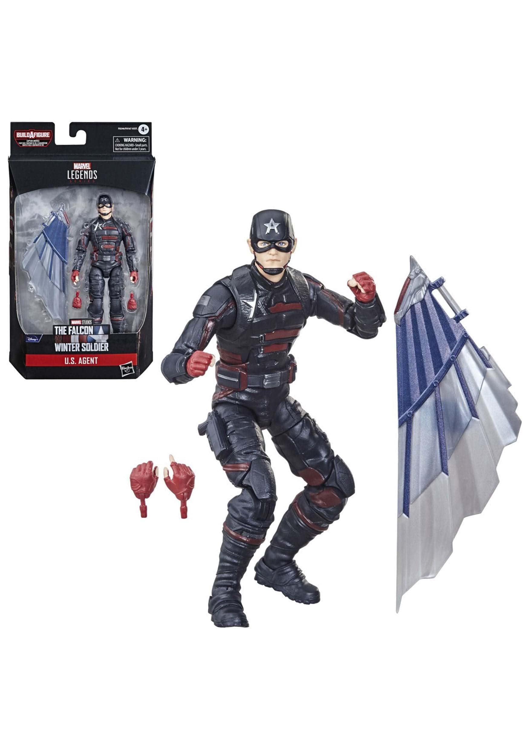Boneco De Ação Marvel Legends Series Avengers U.s. Agent