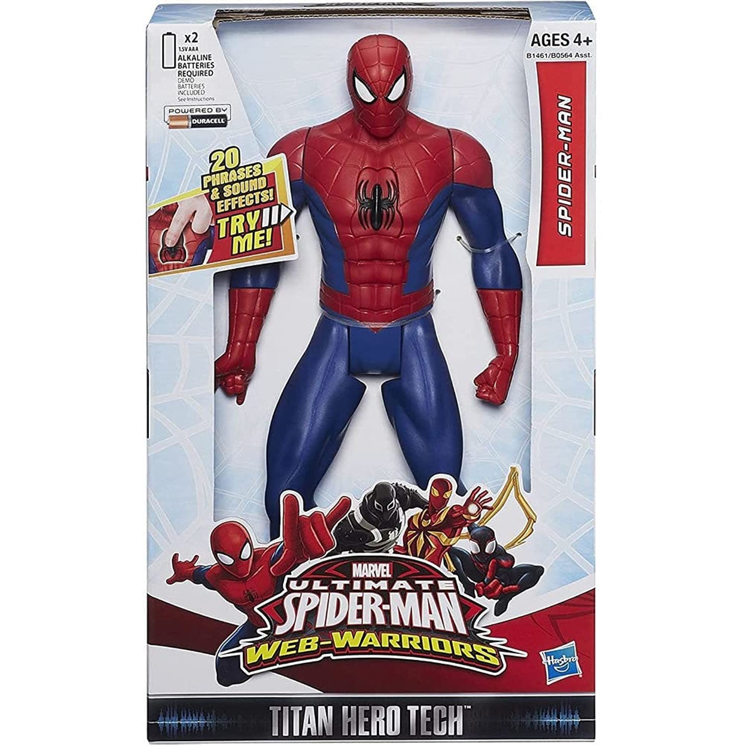 Boneco De Ação Spider-man Titan Hero Tech 30cm Com Efeitos Sonoros