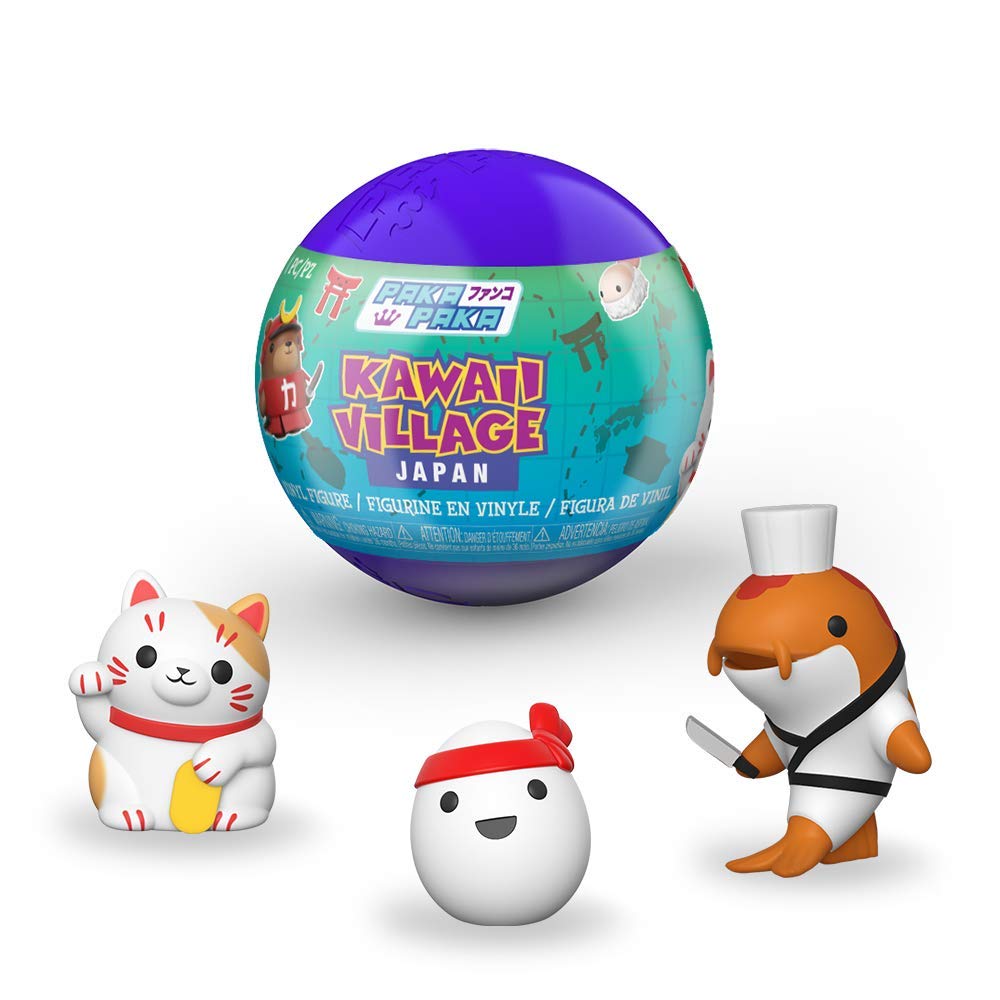 Brinquedo Funko Paka Paka Kawaii Village Japan Com Figura Misteriosa