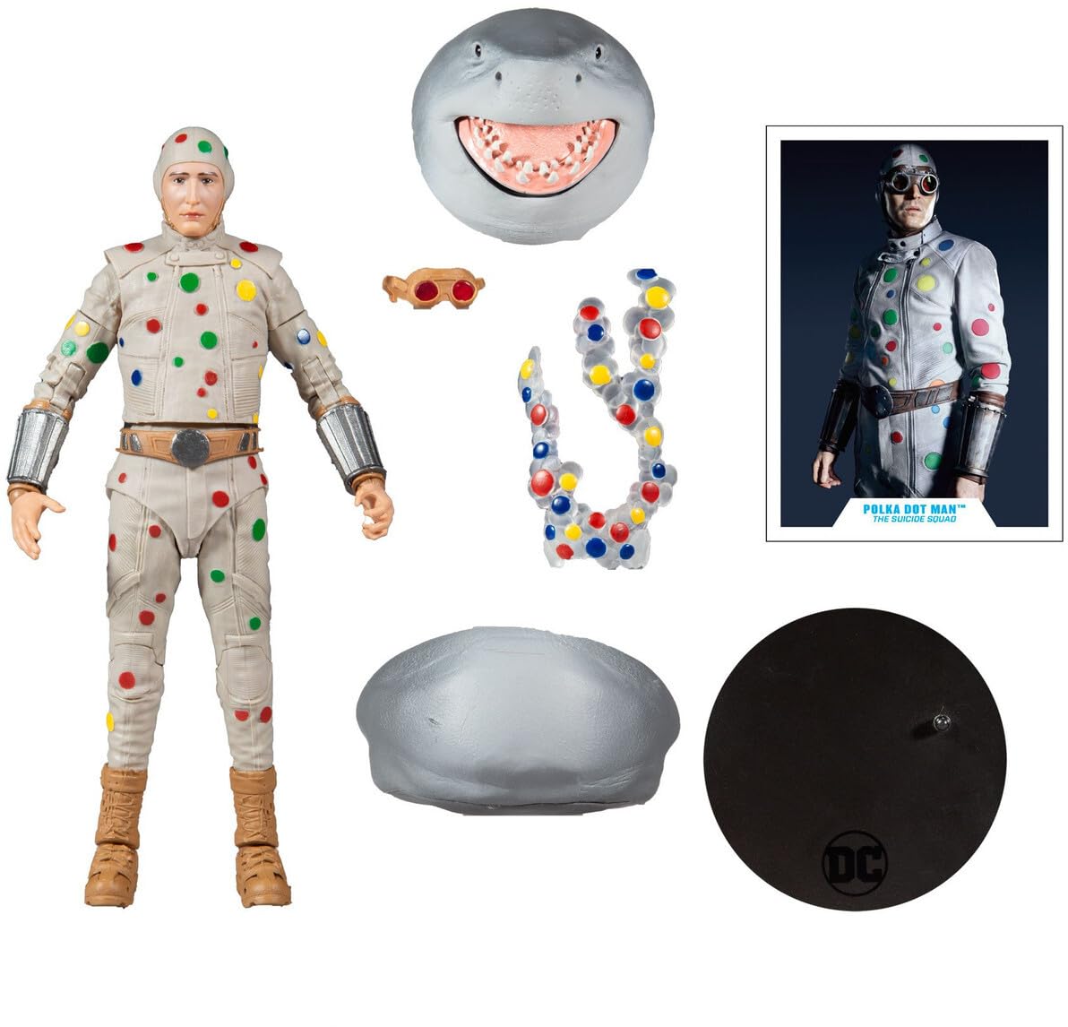 Boneco De Ação Mcfarlane Toys Dc Multiverse Polka Dot Man 7