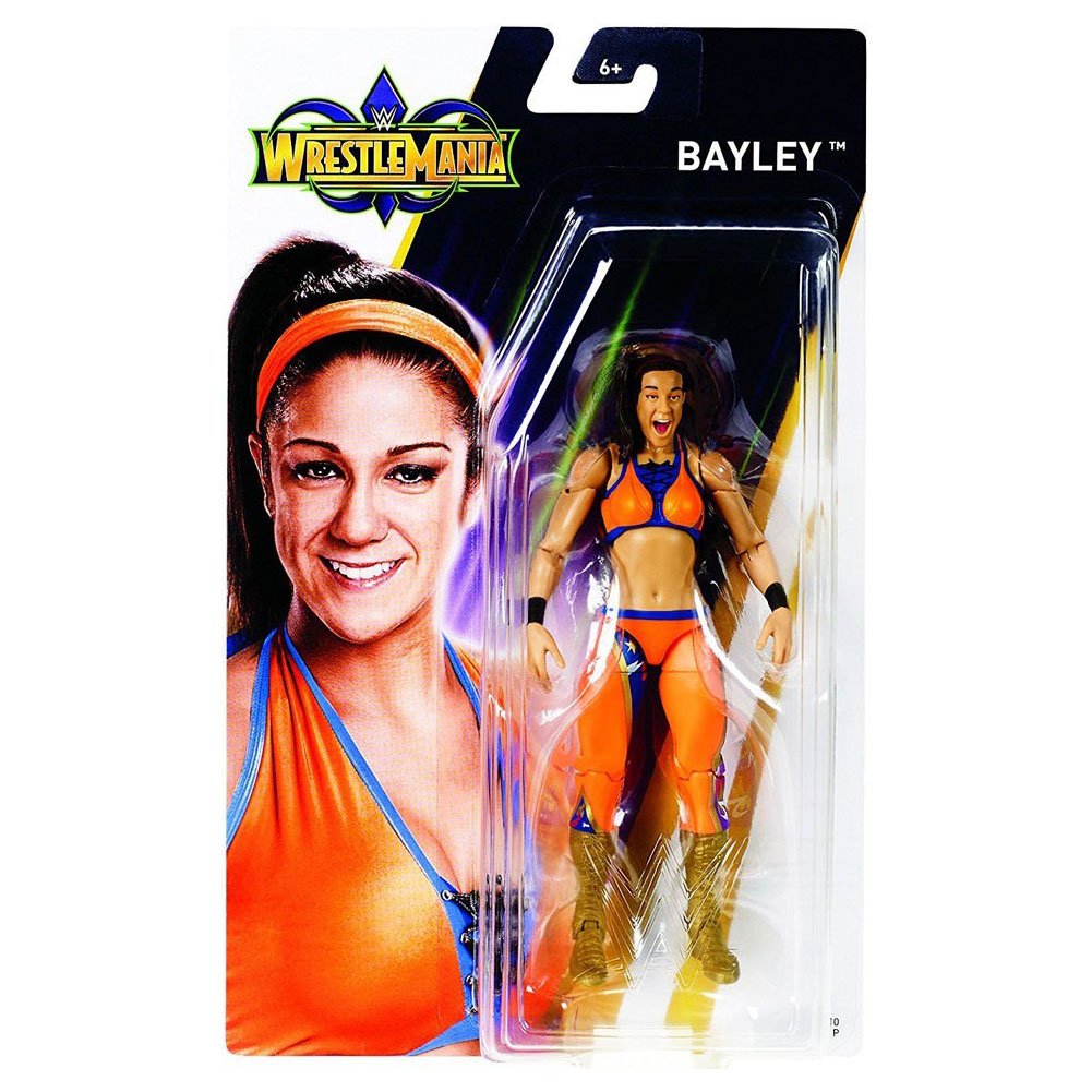 Boneco De Ação Wwe Wrestlemania Bayley 15cm