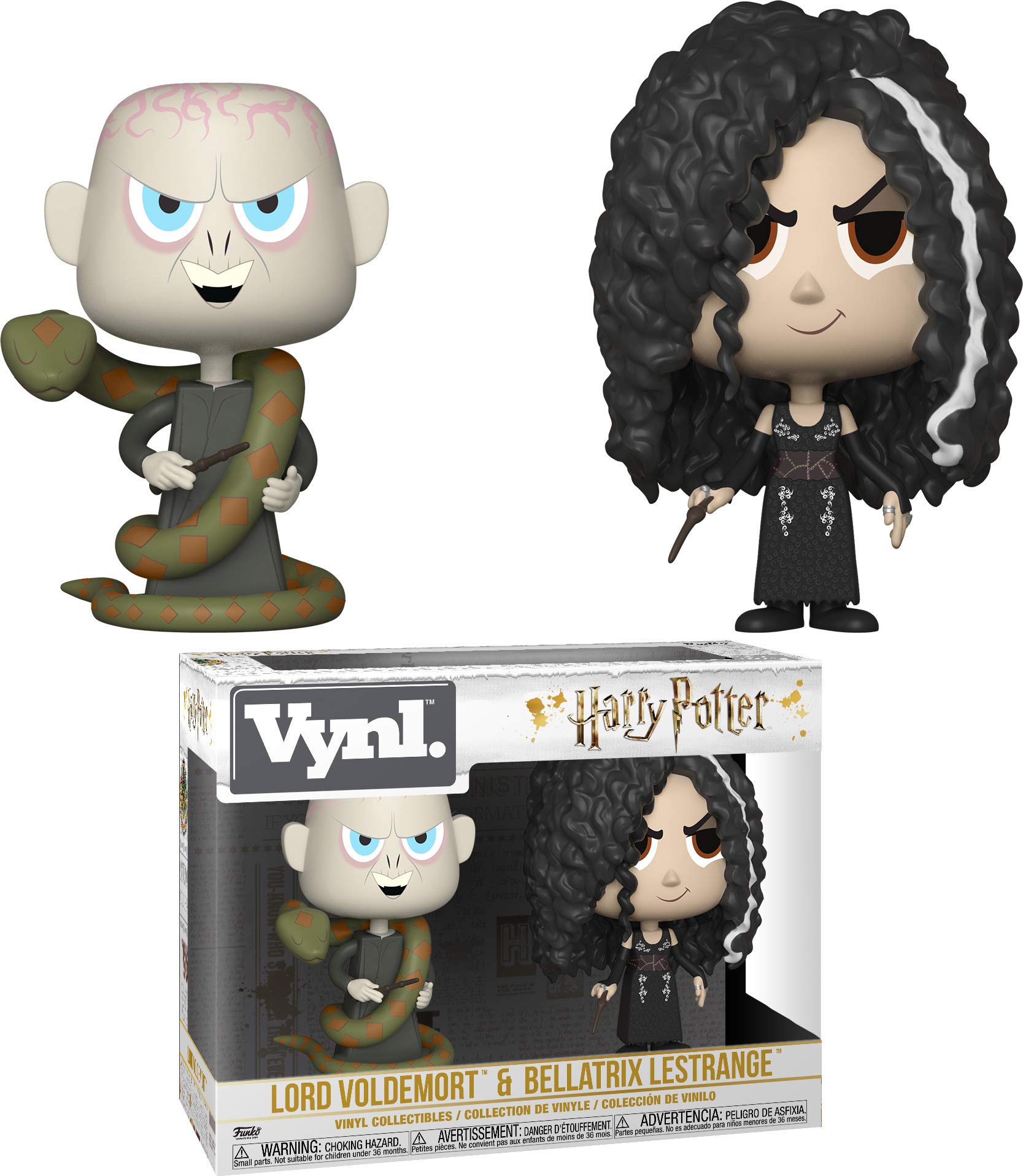 Figura Colecionável Funko Vynl Harry Potter Bellatrix E Voldemort