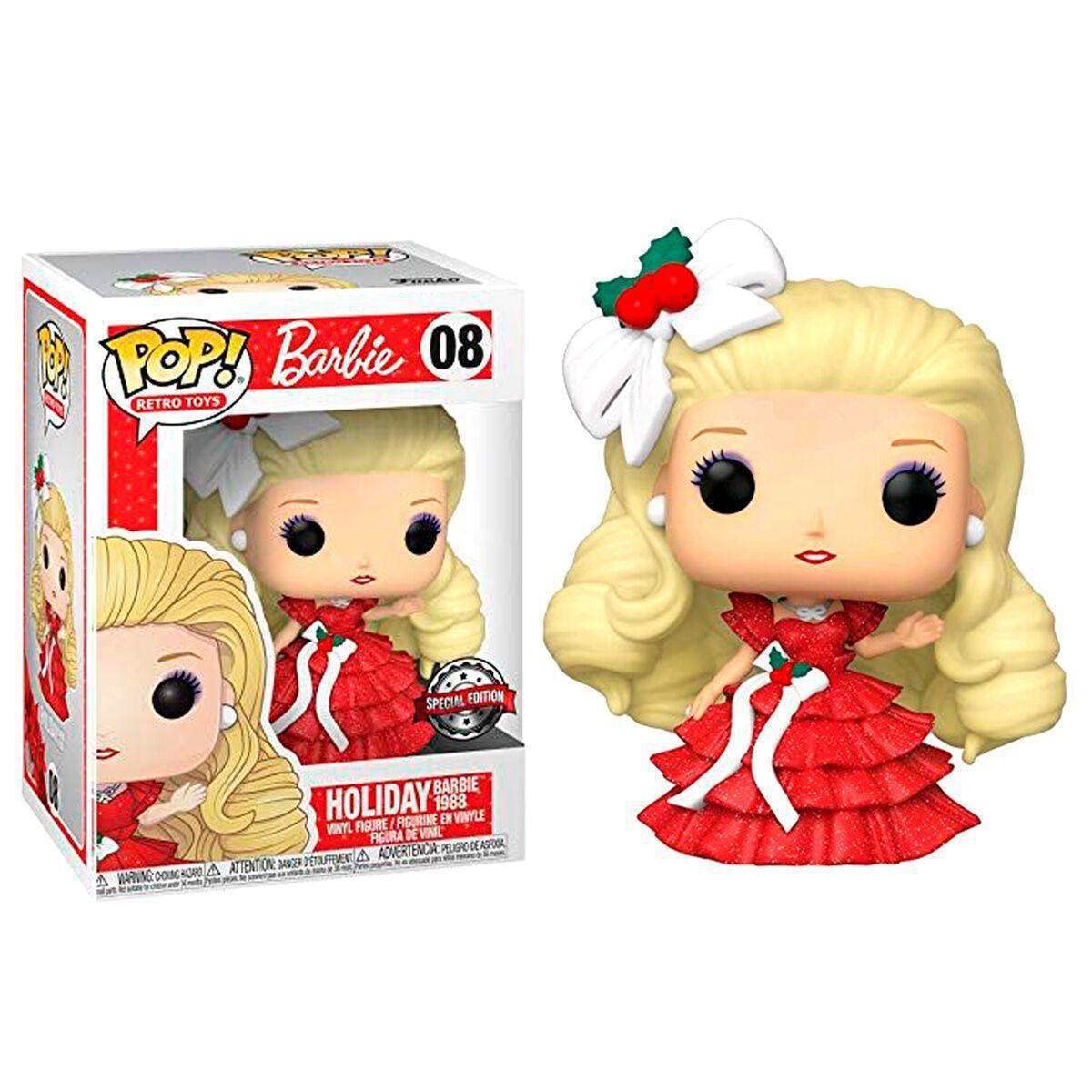 Funko Pop! Brinquedos Retrô Barbie Holiday Barbie 1988