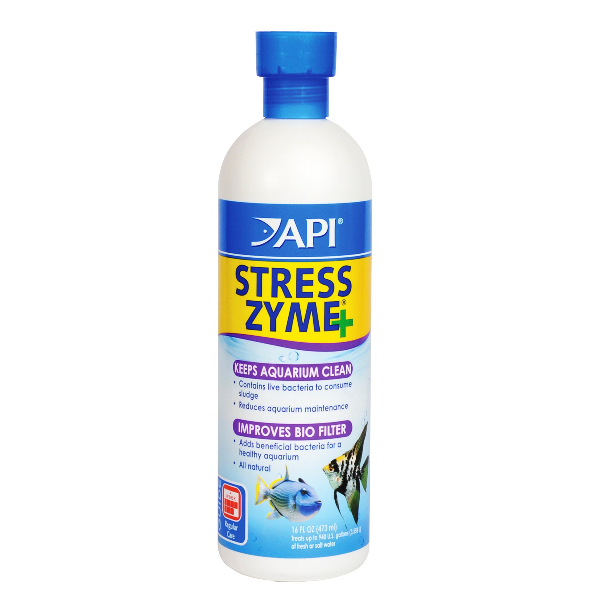 Solução De Limpeza De Aquário Api Stress Zyme 473ml