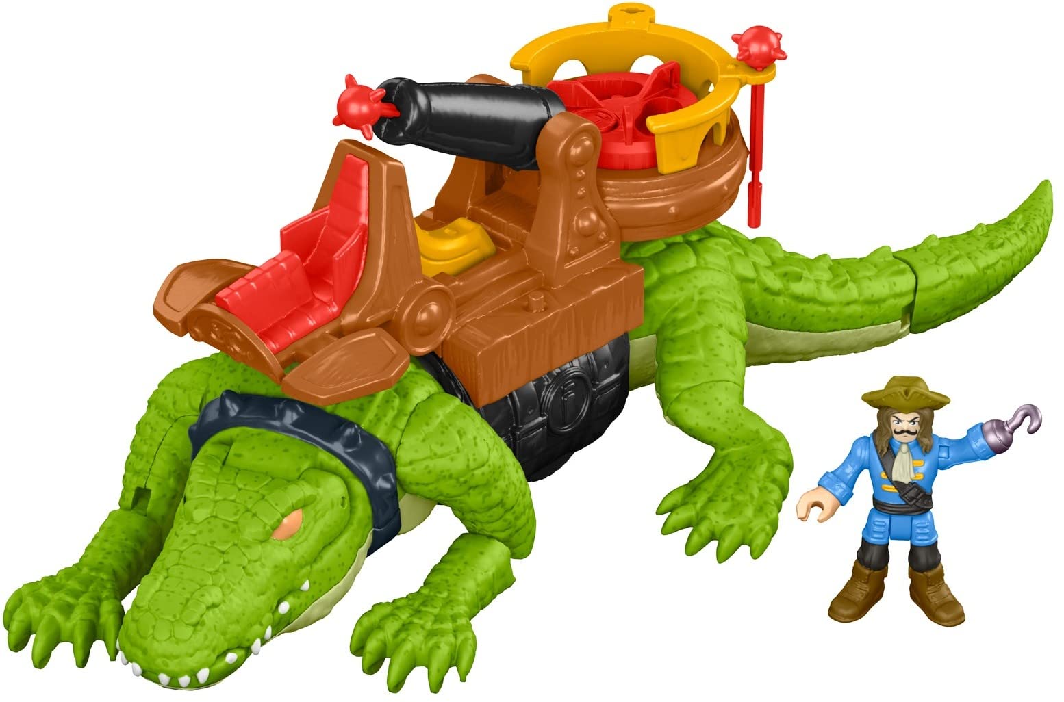 Fisher-price Imaginext Walking Croc, Pirate Hook,multicolor