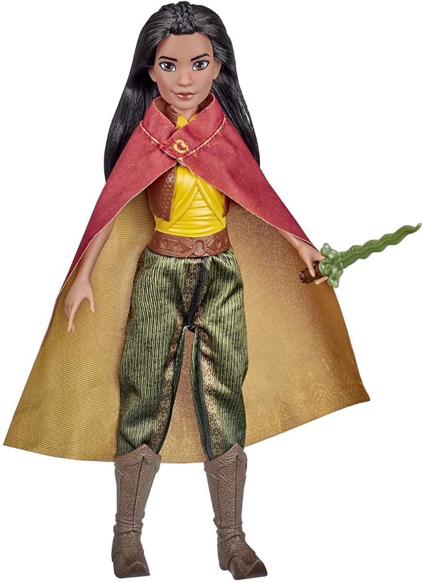 Disney Raya Fashion Doll com roupas, sapatos e espada, inspirada em Raya da Disney e o último filme do dragão, brinquedo para crianças 3 anos e ac
