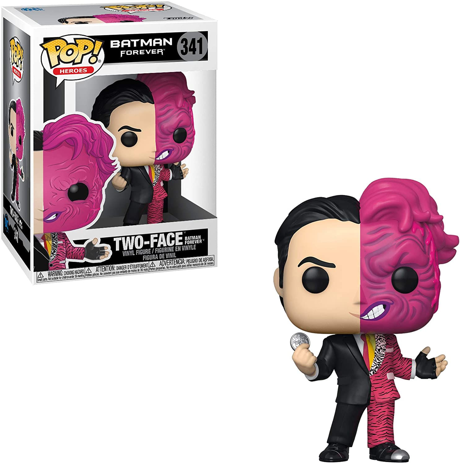 Funko Pop! Heroes Batman Forever Multicolor De Duas Caras