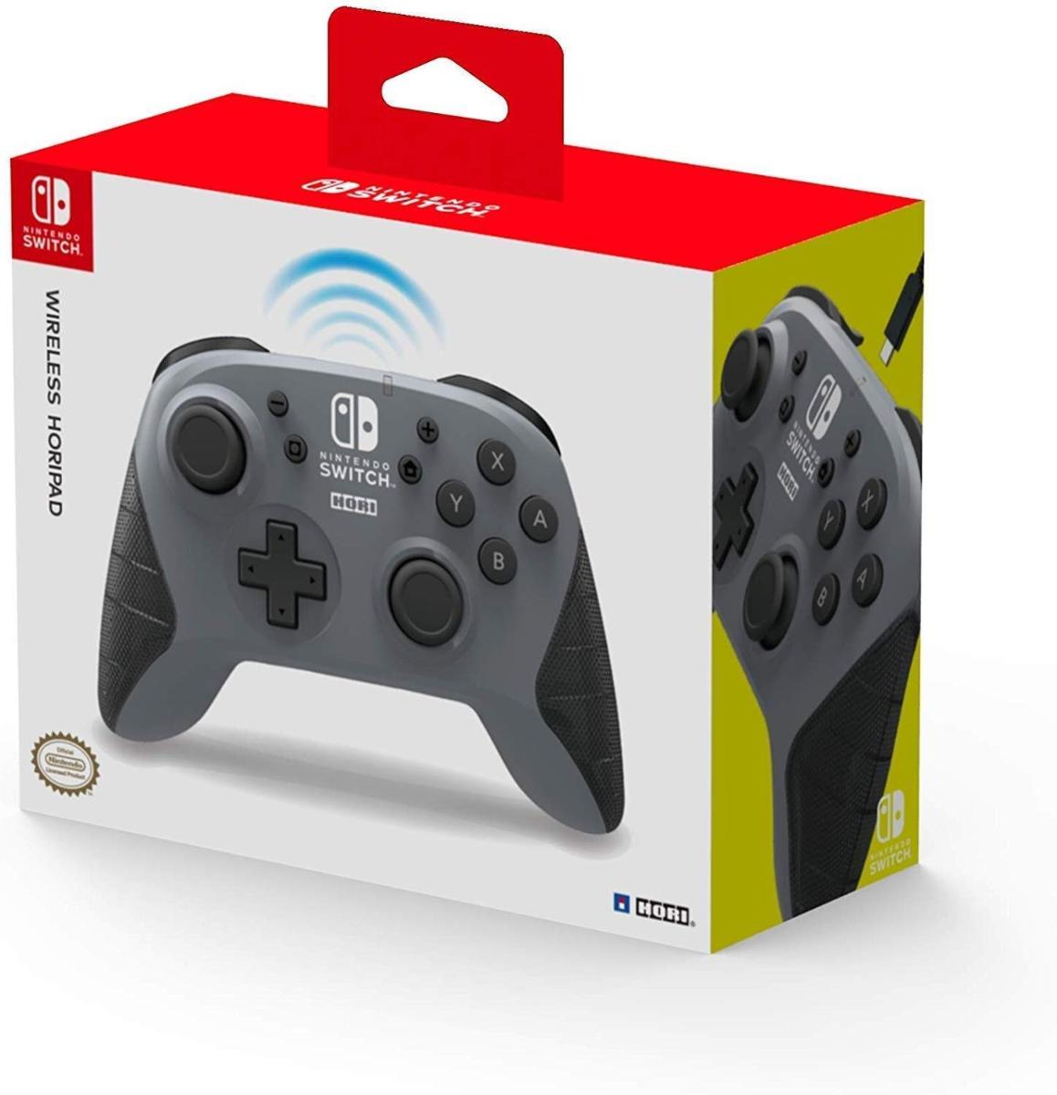 Nintendo Switch WIRELESS HORIPAD (Cinza) por HORI - Oficialmente Licenciado pela Nintendo