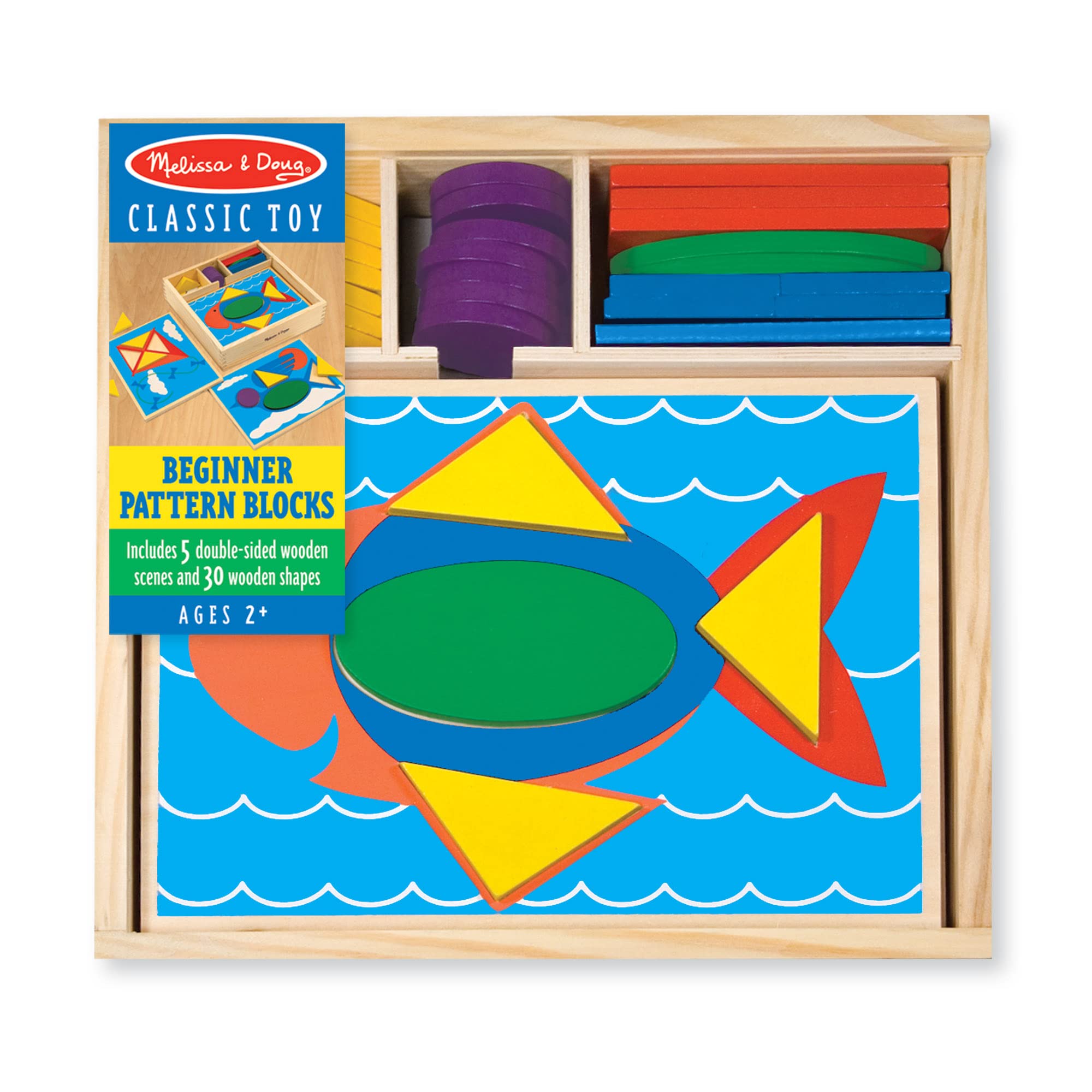 Brinquedos Educativos Melissa &amp; Doug Beginner Pattern Blocks