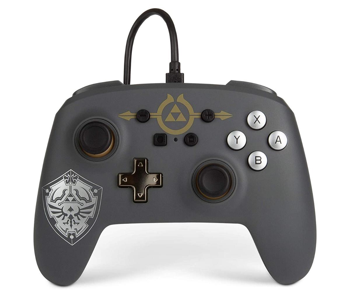 Controle PowerA com fio (Hylian Shield) para Nintendo Switch